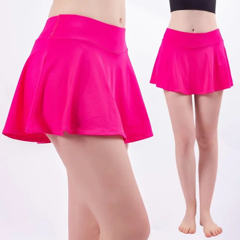 Tennis Skirts Women Sports Golf Pleated Skirt Fitness Shorts High Waist Athletic Quick Dry Running Short Sport Skort