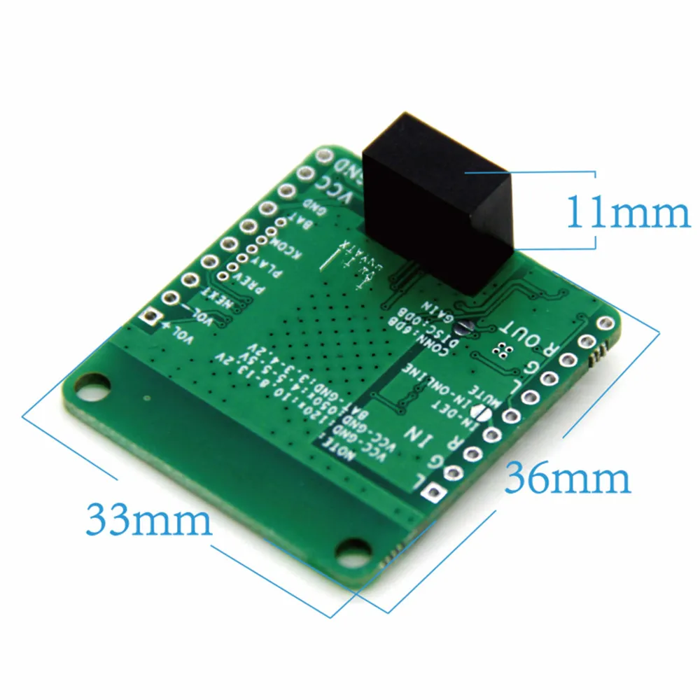 Taidacent QCC3031 BLE 5.0 APTX HD Wireless Music modulo ricevitore Audio AUX Lossless Hifi amplificatore PCB per cuffie per auto