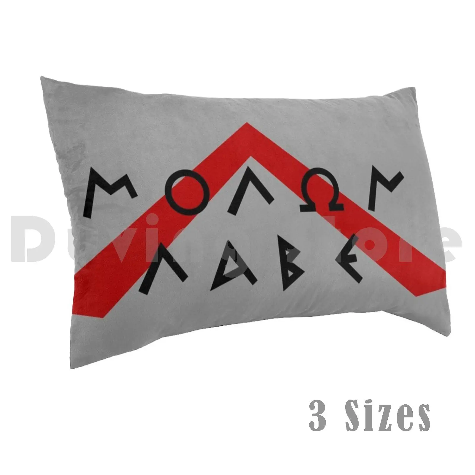 Molon Labe ( 2n )Pillow case Greece Antiquity Intellectual