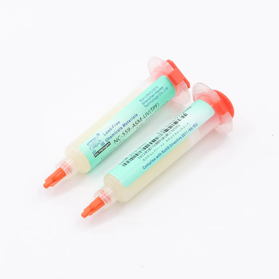 100% original flux NC-559-ASM-UV-(TPF) 10cc no-clean low-residue solder paste BGA commonly used 559 flux