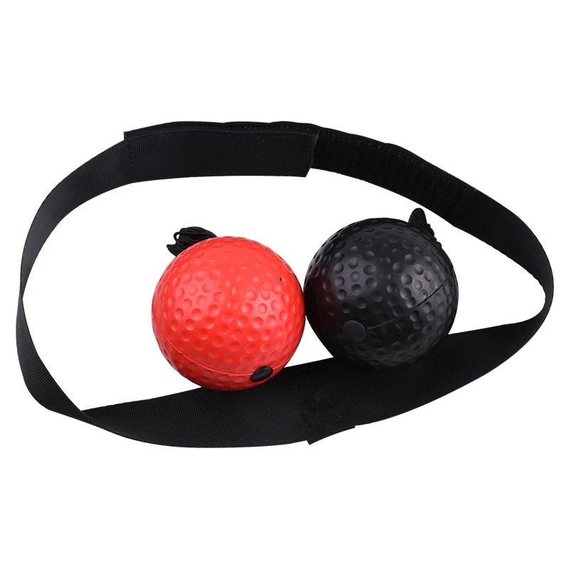 Boxing Fight Ball Head Bands Set on String Reflex Fitness Punching Bag Improving Speed Reaction MMA Training Equipment