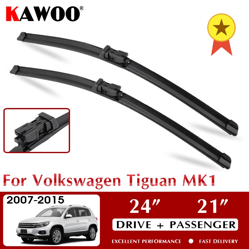 

KAWOO Wiper Blade For Volkswagen Tiguan MK1/MK2 Car Wipers 2007 2008 2009 2010 2011 2012 2013 2014 2015 2016 2017 2018 2019 2020