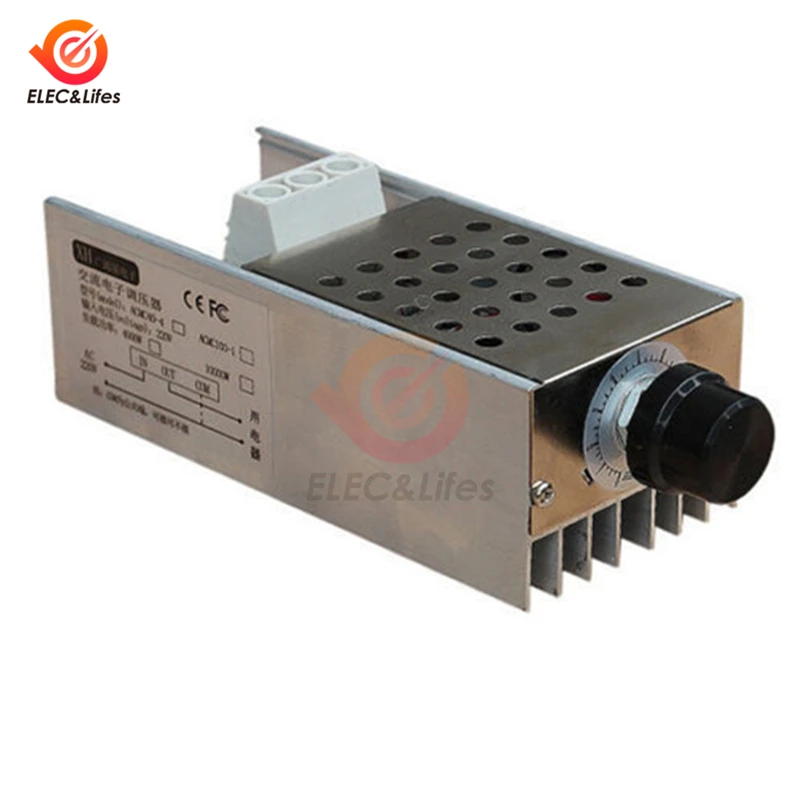 220V 10000W Motor Speed Controller High Power AC 220V SCR Voltage Regulator LED Dimmer dimming Switch Speed Control Thermostat