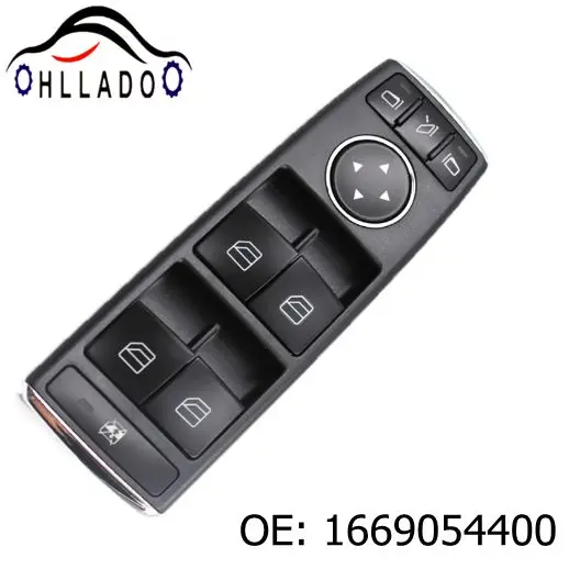 HLLADO New Car Electric Power Window Switch 1669054400 A1669054400 For Benz ML350 ML500 ML63 G500 G550 G55 Auto Parts