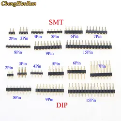 ChengHaoRan 1pcs SMT DIP Pogo Pin Connector Pogopin Battery Spring Loaded Contact Test Probe Power Charge Header Pins 2.54 Grid