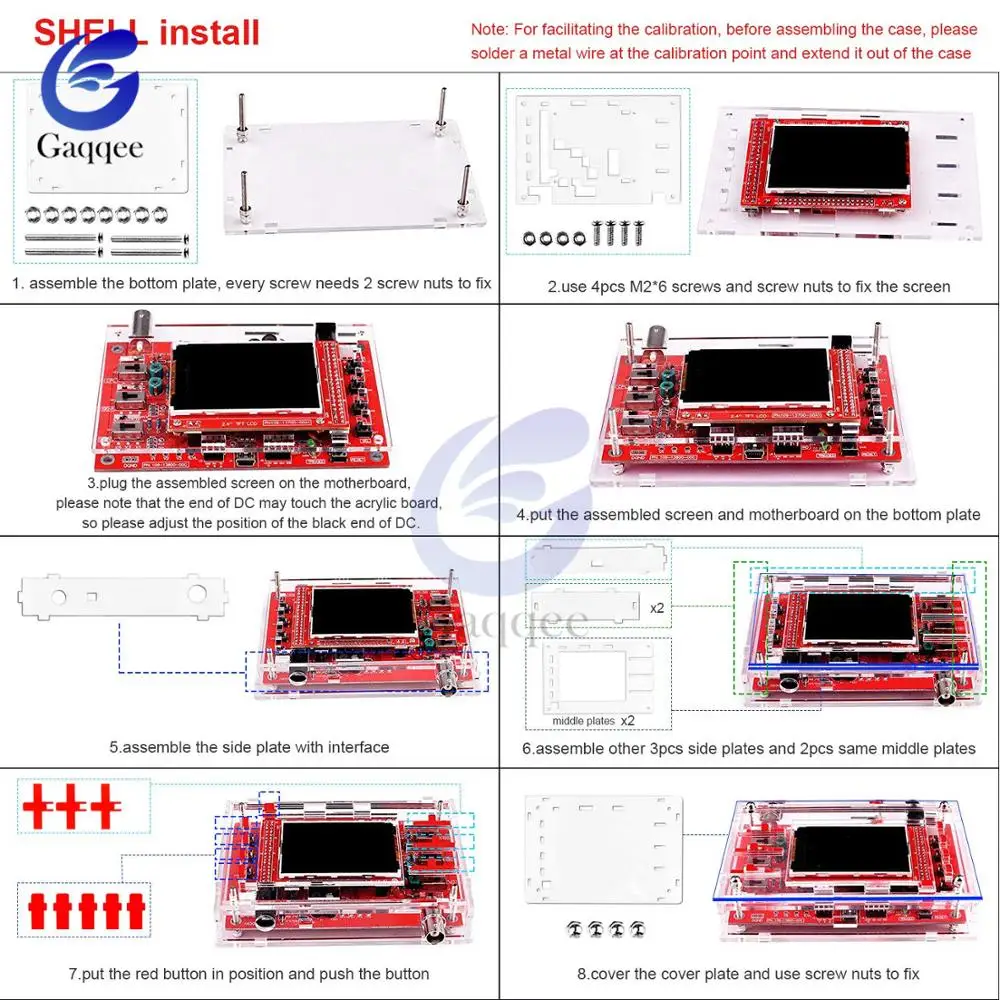 Full assembled  Digital Oscilloscope 2.4\