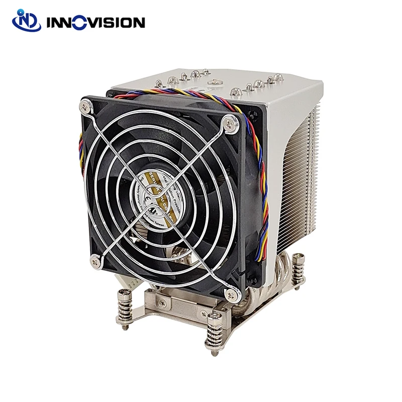 

High performance LGA2011 Narrow /2066 Active CPU cooler 5*heating pipes server heatsink for 4U server/workstation