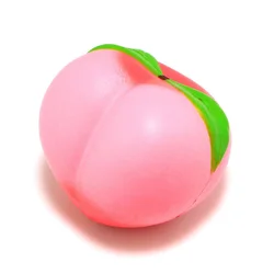 Colosal Soft Squishy Peach Fruit Series Cream, perfumado, aumento súper lento, alivio del estrés, juguetes para apretar, fiesta, regalo de Navidad para niños