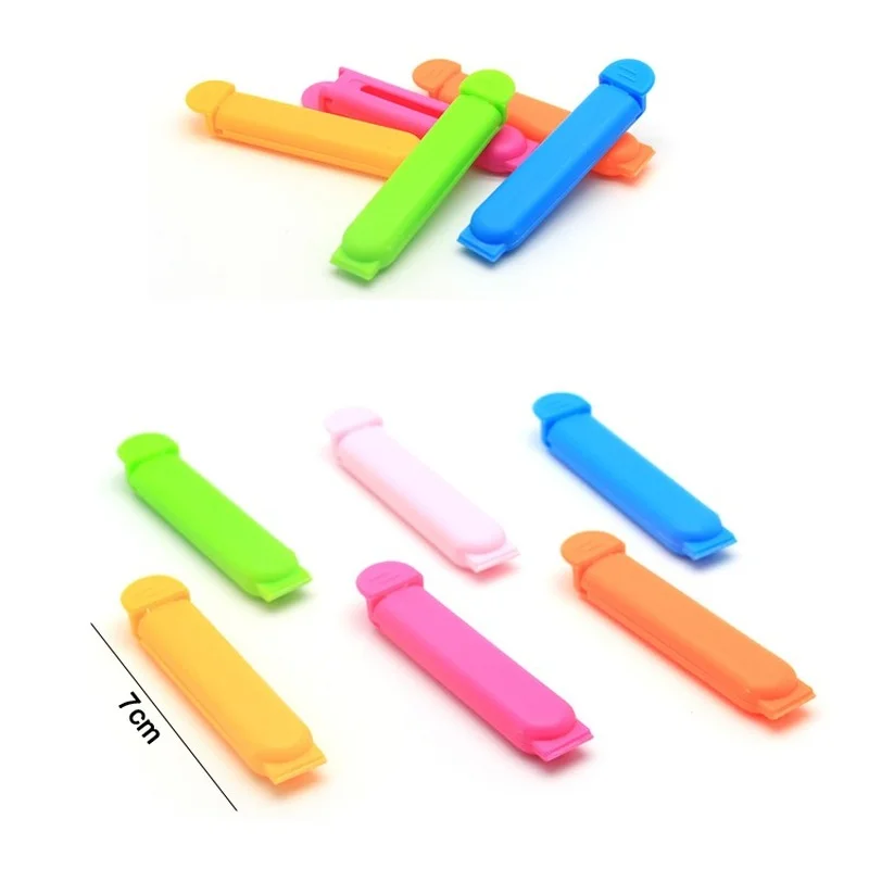 20Pcs/10Pcs Portable New Kitchen Storage Food Snack Seal Sealing Bag Clips Sealer Clamp Plastic Tool Kitchen Accessories