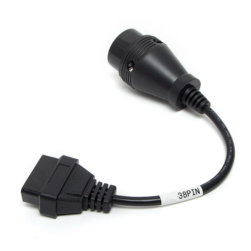 Truck Diagnostic For Iveco 38Pin to 16Pin Cable Connector For Iveco 38 Pin Truck Heavy Duty OBD OBD2 Extension Cable Adapter
