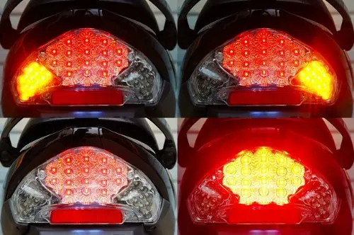 Motorcycle Accessories For Address V125g/V125 motorcycle scooter modified LED taillight assembly Rear brake tail light