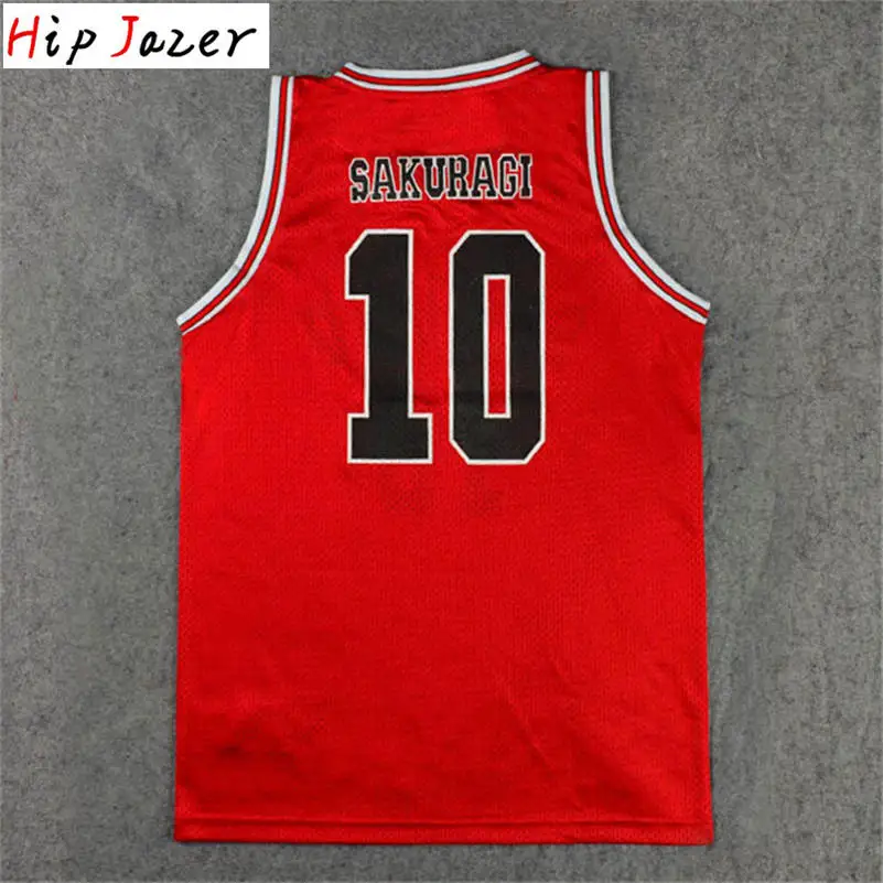 Cosplay  Shohoku10#HANAMICHI  7#MIYAGI  11# Rukawa Kaede Basketball Jersey set  shorts  Sport   Basketball Team Uniform