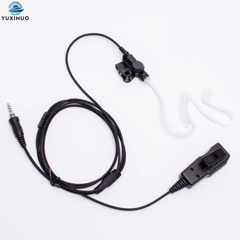 

Covert Acoustic Air Tube Headset PTT Mic Earpiece For Yaesu Vertex VX6R VX7R VX-6R VX-7R FT-270 FT-270R VX-127 VX-170 6E Radio