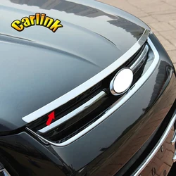 For Ford Kuga Escape 2013-2016 Stainless steel Front Hood Bonnet Grille Grill Lip Covers Trim accessories Car Styling  1pcs