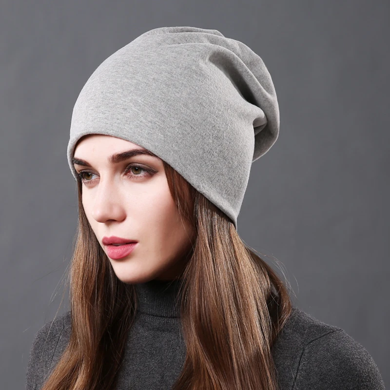 CNTANG New Autumn Winter Beanie Cotton Hat For Women Fashion Men Hip Hop Caps Casual Female Knitted Skullies Bonnets Warm Hats