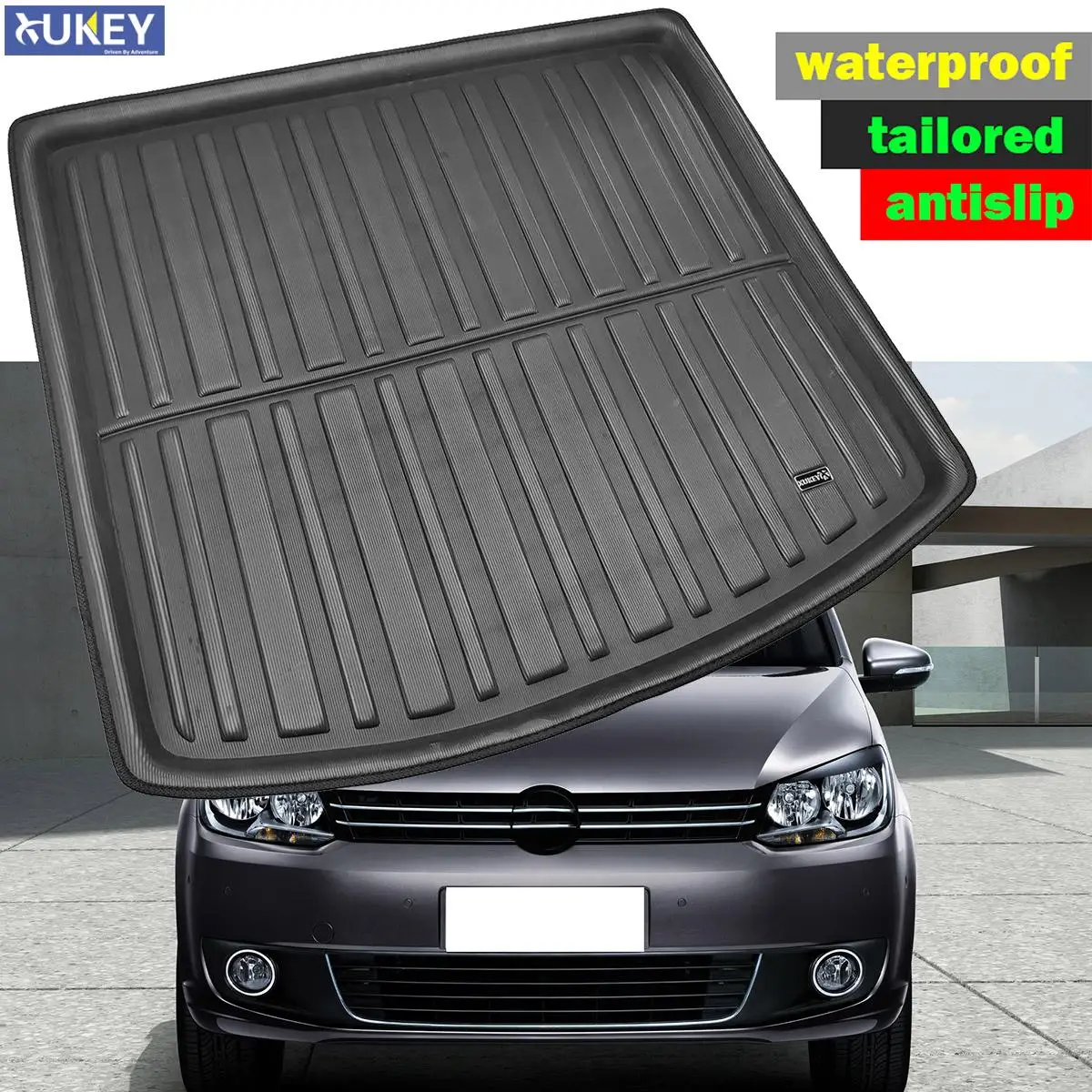 Tailored Boot Cargo Liner For VW Touran MK1 MK2 2003 - 2015 Rear Trunk Floor Mat Tray 2014 2013 2012 2011 2010 2009 2008 2007