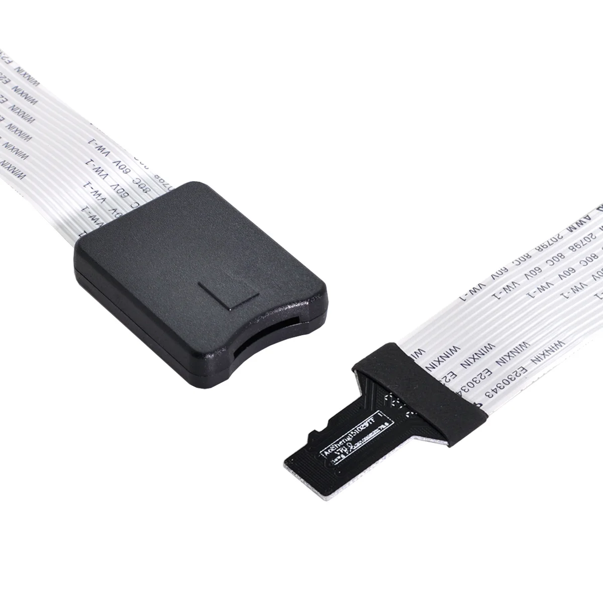 CY Extension Micro-SD TF Memory Card Kit Male to TF Female Soft Flat FPC Cable Extender 25cm