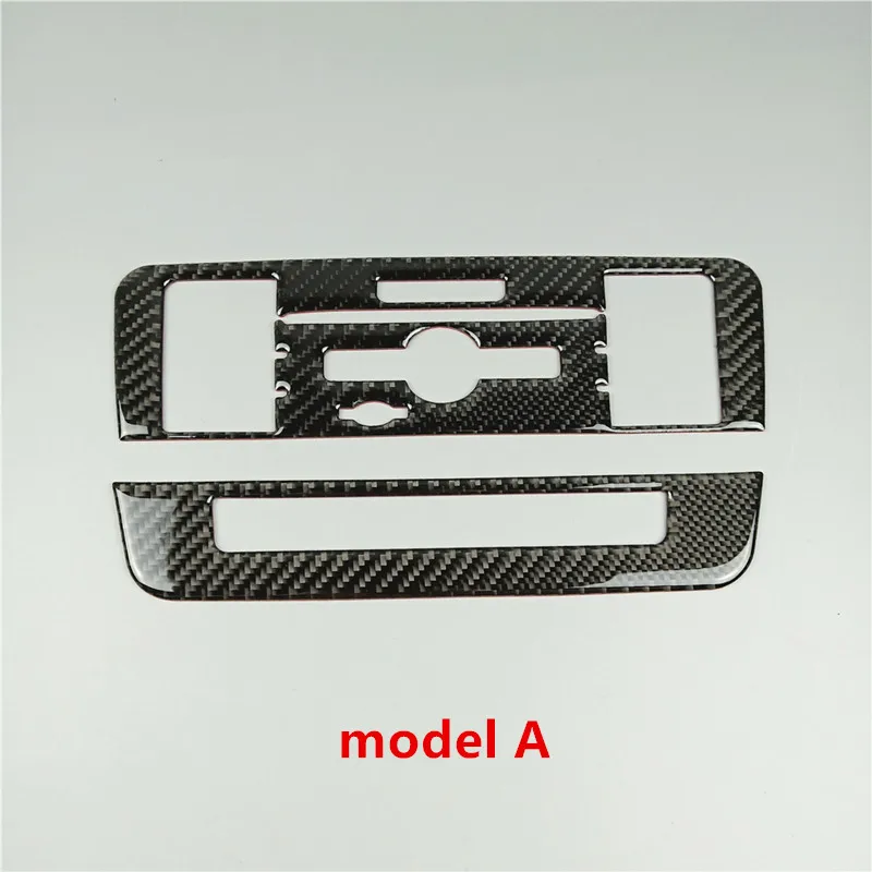 Immagine 3: Rivestimento della copertura del pannello CD del climatizzatore della Console centrale per Mercedes Benz X156 W176 C117 CLA GLA classe A fibra di carbonio