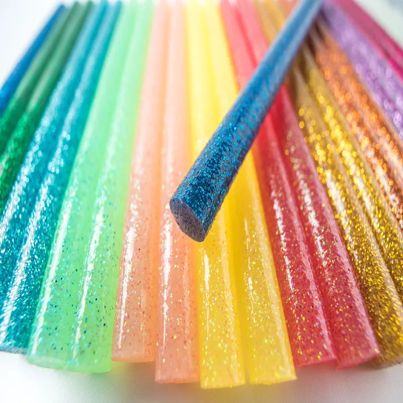 30Pc สี Hot Melt กาว Sticks 11*200มม.กาวสารพัน Glitter กาว Sticks Professional สำหรับปืนกาวไฟฟ้าหัตถกรรมซ่อม