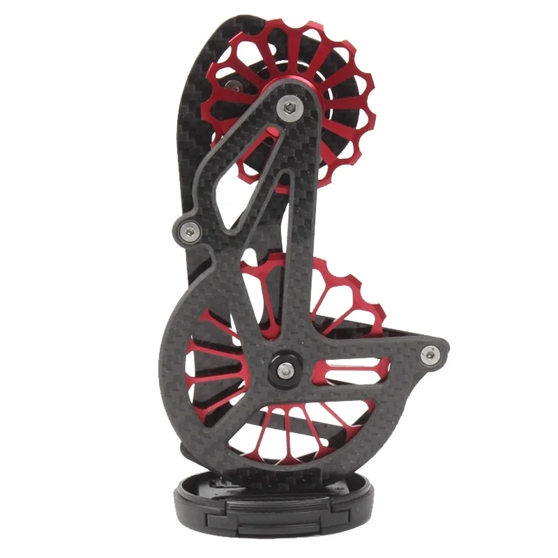 Poulie de roulement de vélo en céramique et carbone 17T, jeu de roues Jockey, Guide de dérailleur arrière pour Shimano R8000 8050 8070 9100 9150 9170