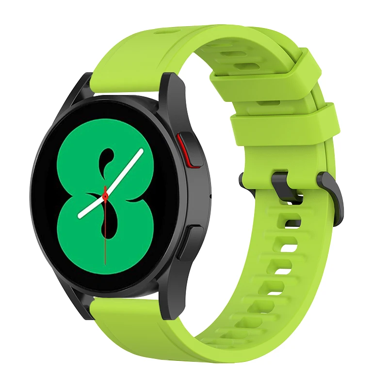 Samsung-갤럭시 워치 4 용 새로운 시계 스트랩, 40 44mm, 갤럭시 워치 4 클래식 42mm 46mm, 스포츠 손목 밴드