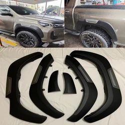 Car Styling Exterior Auto Parts Fender Flare Plate Cover For Hilux Revo Rocco 2015 2016 2017 2018 2019 2020 2021 V6 Mudguard