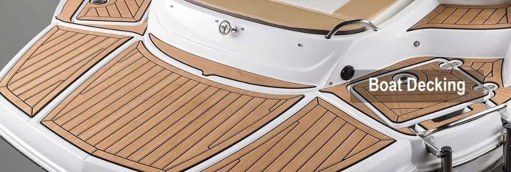 SeaRay Sundancer 330 Swim platform pad and cockpit foam teak decking kits