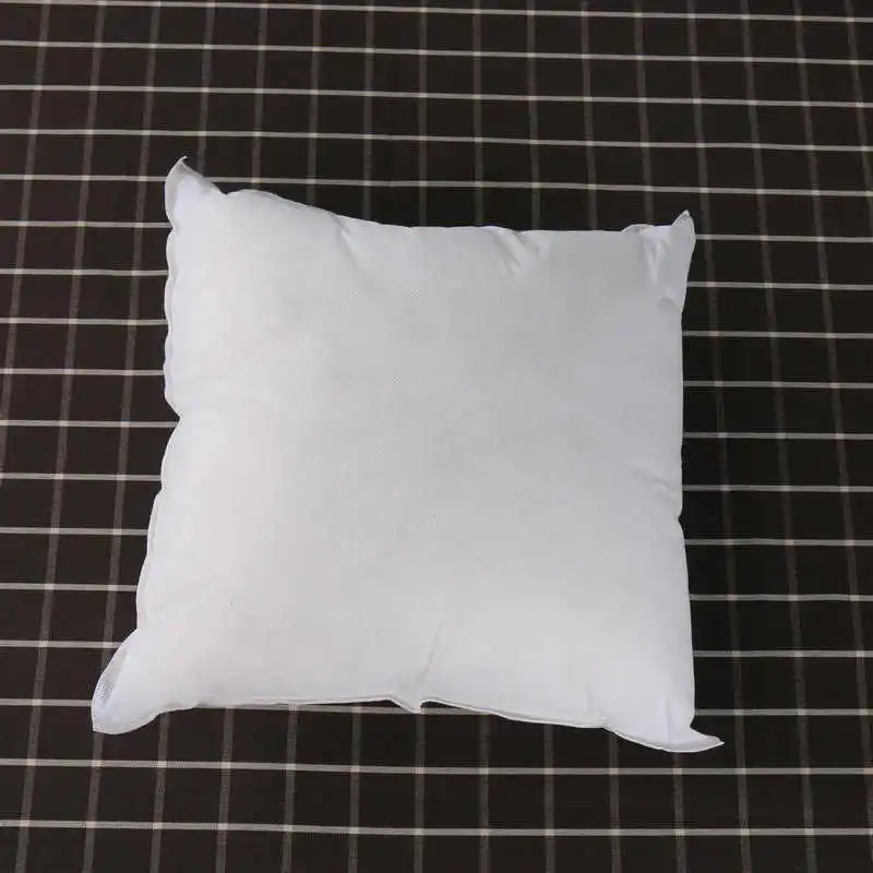 1PC Standard Pillow Cushion Core Cushion Inner Filling Soft Throw Seat Pillow interior Car Home Decor White 40X40CM 45X45CM