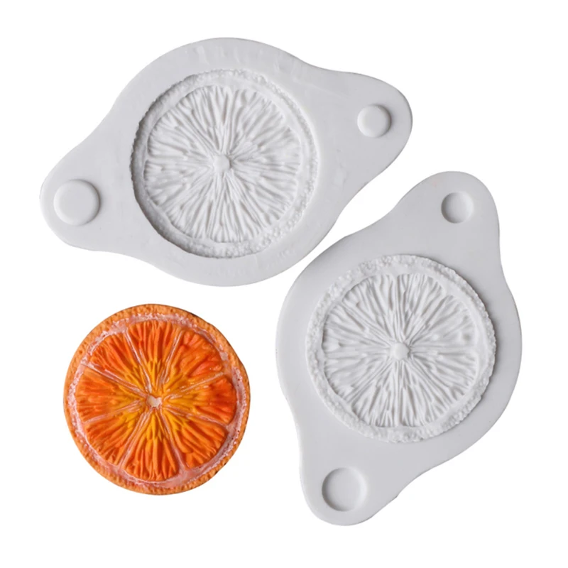 Orange Slices Silicone Mold for Fondant Cake Decoration, Cupcakes, Sugarcraft, Cookies, Cards Clay Bakeware Tools