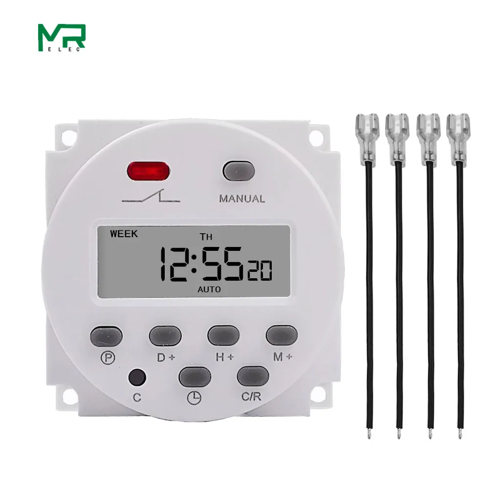 timer CN101A  220V 110V 24V 12V  Digital LCD Power Timer Programmable Time Switch Relay 16A CN101