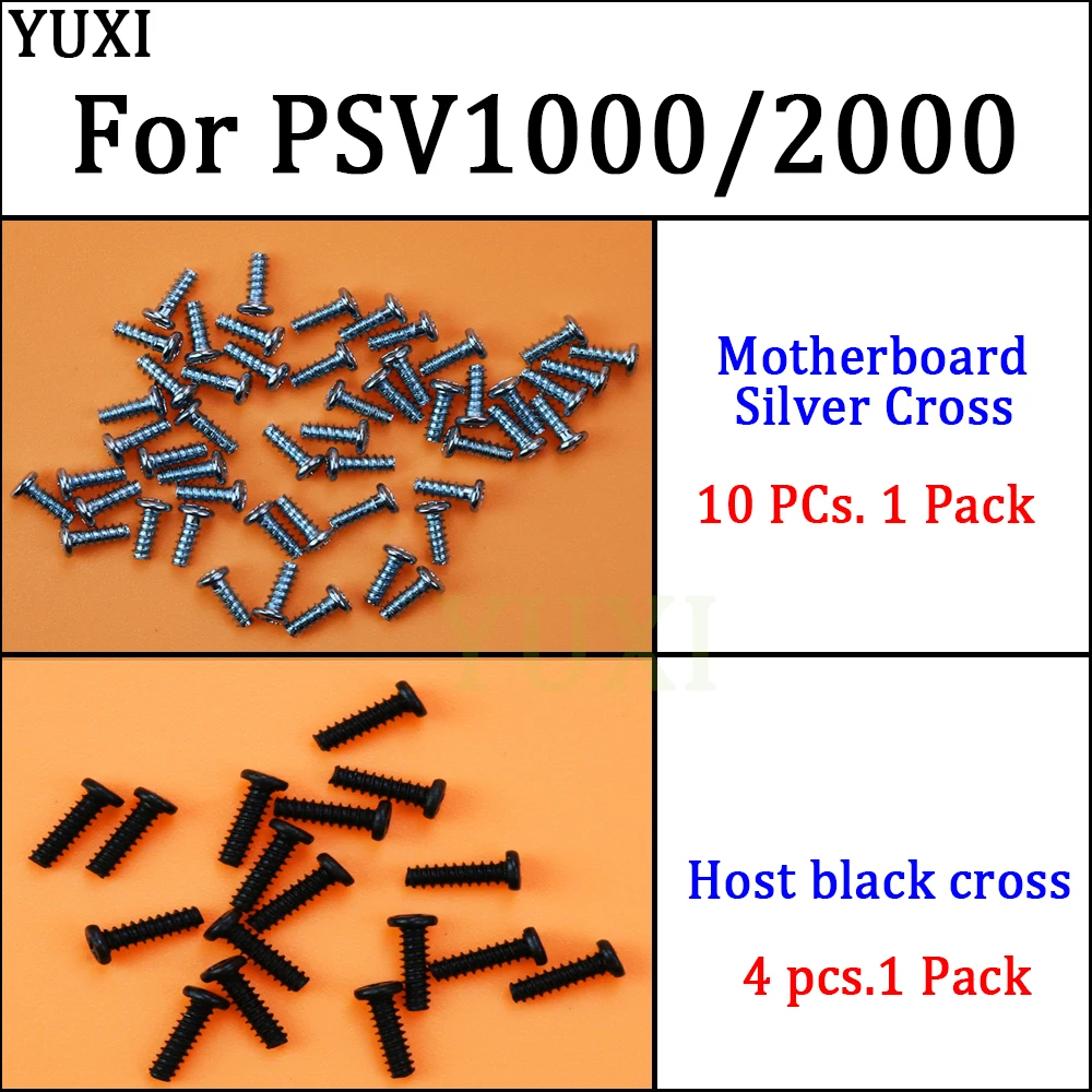 YUXI Customs Screw Set replacement for PS Vita 1000 for PSV1000 PSV2000 Game Console