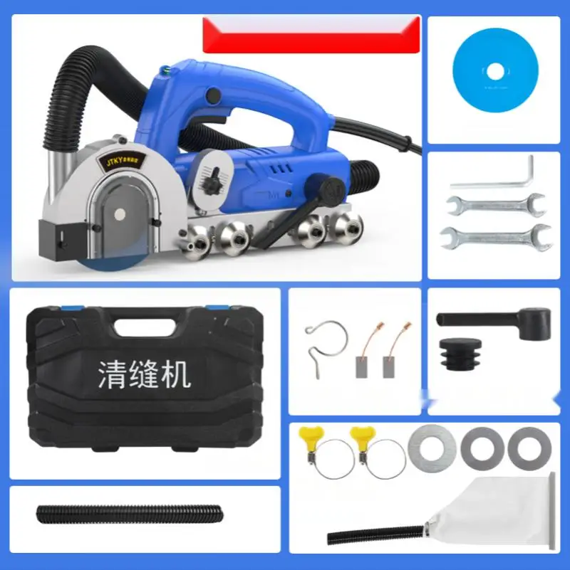 220V 1200W Household Electric Tile Gap Crevice Cleaning Machine Slotting Tool Tile Joint Cleaner Tile Joint Cleaning Machine
