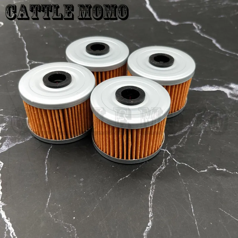 For Kawasaki KLX125 KLX250 KLX300 KLX450R KX450F KLX110 KSR110 Z125 KLX140 KL250 Super Sherpa Z250SL Engine Oil Filters 4PCs Lot - view 4