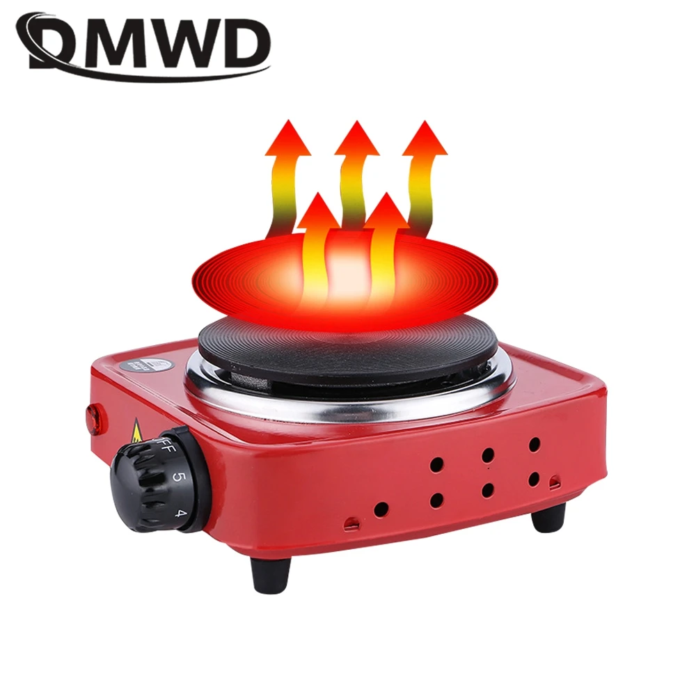 DMWD Electric stove Mini Hot Plate Household Heating Plate Portable Tea Boiler Coffee Stove Electric Cooker 220V