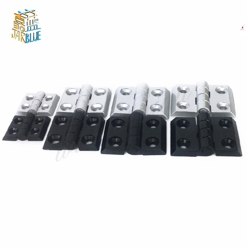 1PC 2020 3030 3040 4040 Aluminum Profile Metal Hinge, Zinc Alloy Hinge with Screws Optional