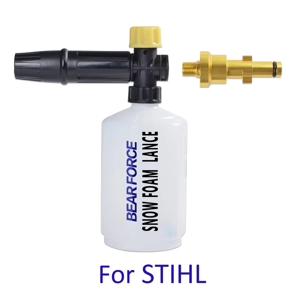 High Pressure Washer Snow Foam Lance Nozzle Foam Maker Soap Gun Car Clean Foam Wash Shampoo Sprayer for STIHL RE Pressure Washer