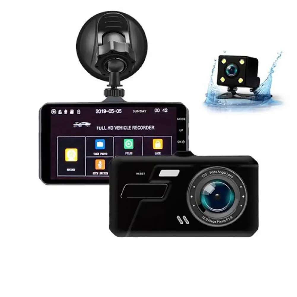 

A11 Car Recorder G-Sensor Wide Compatibility 4-Inch Full HD-compatible 1080P Car Dash Cam for Vehicles