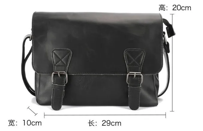 fashion  versatile Vintage postman Bag Shoulder Bag  messenger bag men ol business bag satchels bag