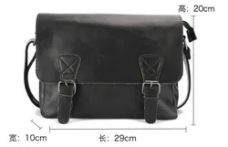 fashion  versatile Vintage postman Bag Shoulder Bag  messenger bag men ol business bag satchels bag