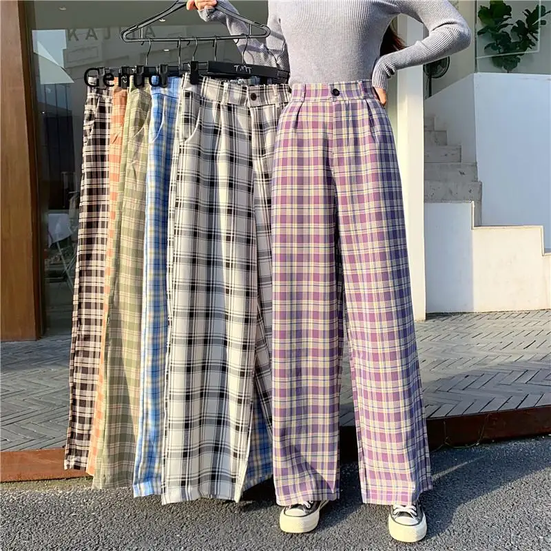 Sweatpants Women Clothes Pants Streetwear  Winter Fashion Korean Style Wide Leg Harajuku Baggy Black High Waisted Vintage