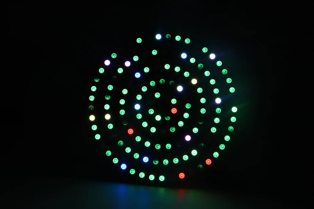 WS2812b LED-Ring Adressierbar 8/16/24/35/45 LEDs 5050 RGB LED-Diodenring Farbige IC-Eingebaute LED – Detail 9