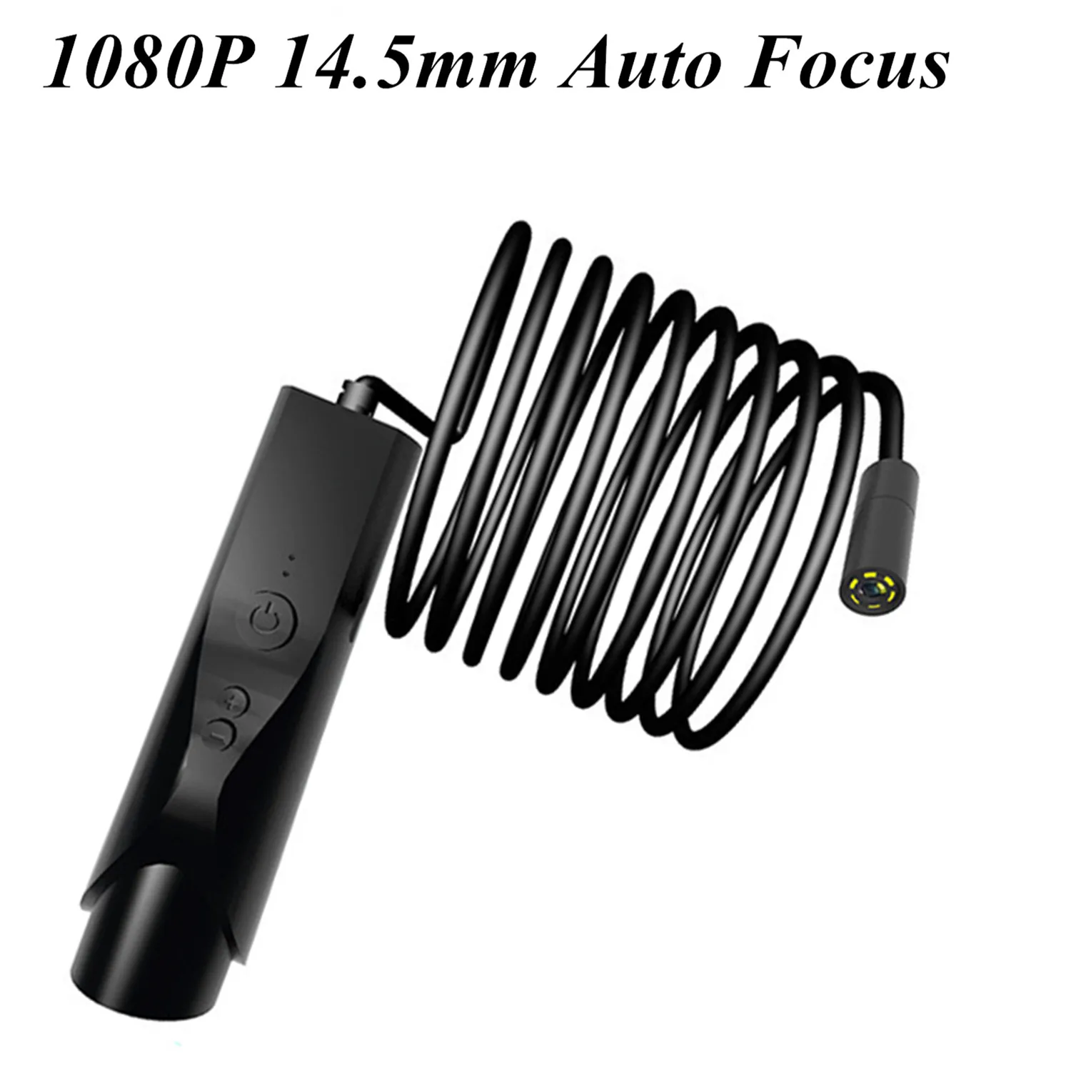 

5MP 1080P Auto Focal 14.5mm Regid Cable Handheld Endoscope Inspection Borescope Digital Microscope Otoscope Camera 2M