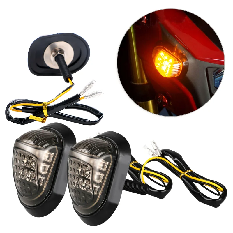 

1 Pair Motorcycle 12V LED Turn Signals Light Shift Lights Blinker Indicator for Honda Grom MSX125 MSX 125 Turning Light