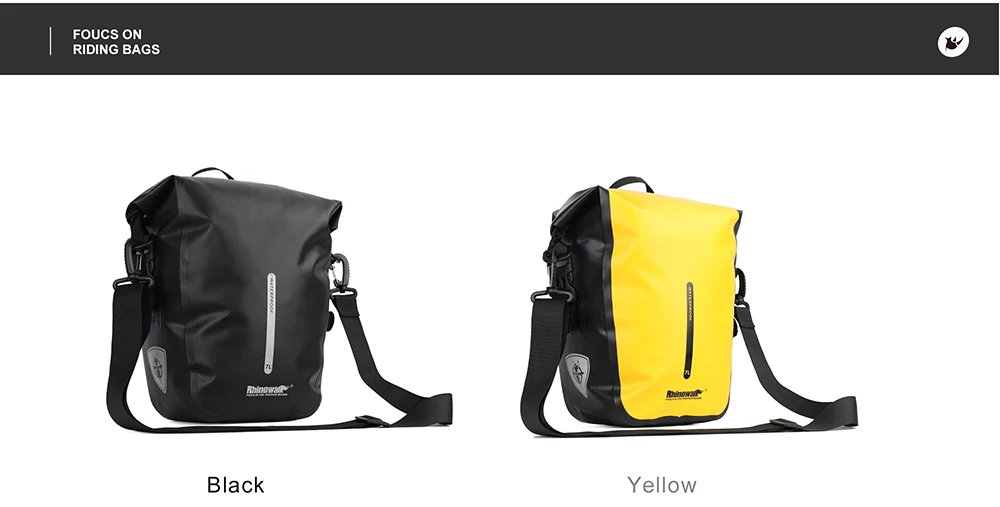 Rhinowalk Fahrradtasche, 7 l, erweitern, 10 l, wasserdicht, Fahrradtasche, Gepäckträger, Kofferraumtasche, MTB, Rennrad, Radfahren, Umhängetasche, Zubehör – Detail 10
