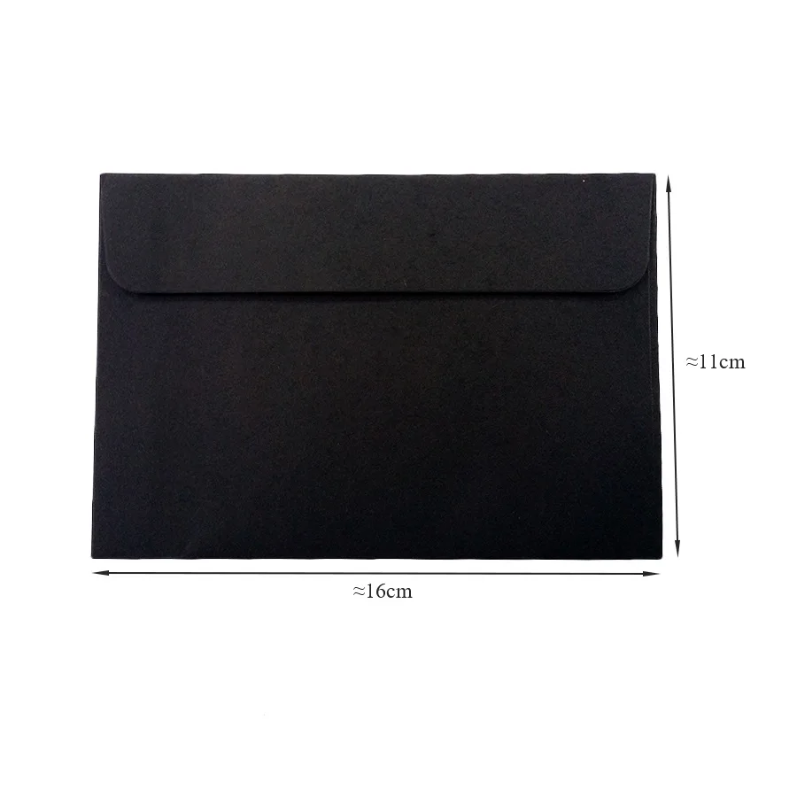 10pcs/Lot Black Red Kraft Paper Envelopes DIY Multifunction School And Office Supplier Stationery