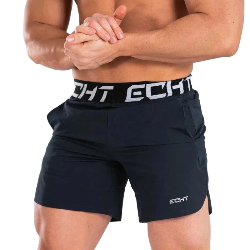 Pantaloncini da corsa da uomo nuovi di zecca pantaloncini traspiranti ad asciugatura rapida pantaloni sportivi da Bodybuilding Fitness Short Jogger