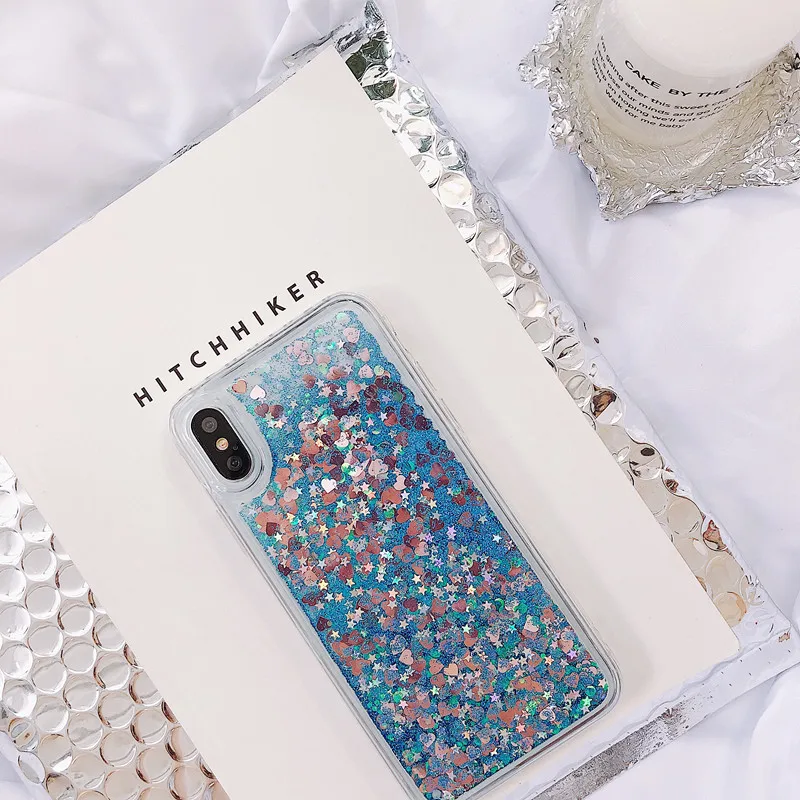 Fashion Glitter Liquid Silicone Case For Xiaomi Redmi Note 10 Pro 4G 5G Pro Dynamic Quicksand Soft TPU Back Cover