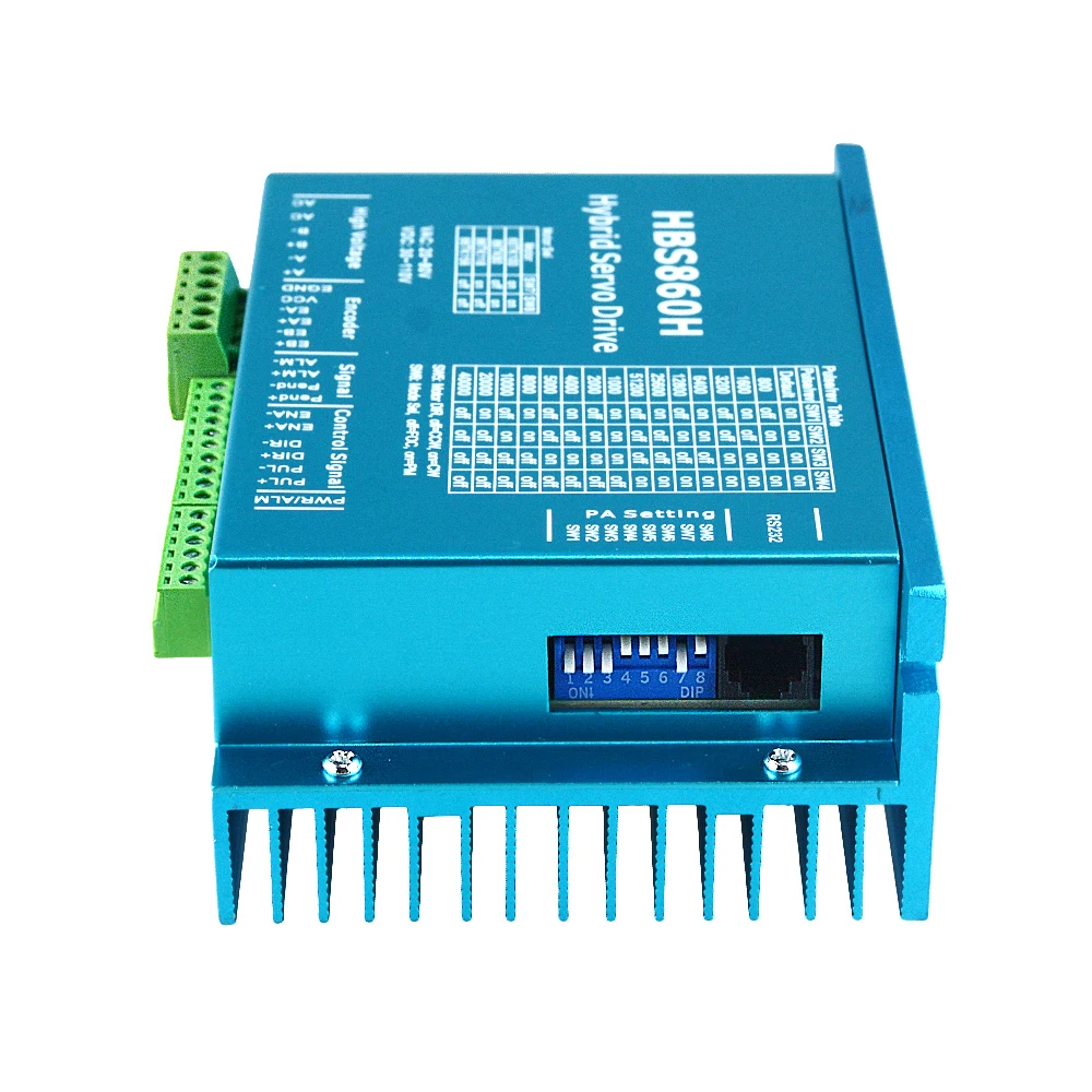 1Pc Nema 23 Closed-Loop Motor Hout Router Machine Stepper/Hybrid Servo Driver HBS57H Verbeterde Versie Dc 16V-70V Cnc