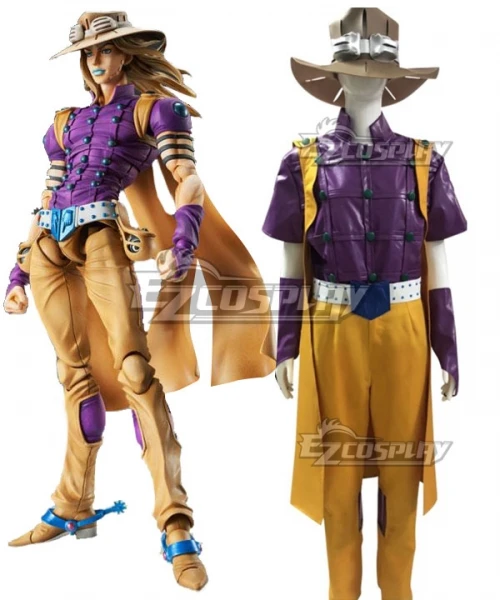 Steel Ball Run Gyro Zeppeli Christmas Party Halloween Suit Adult Outfit Carnival Unisex Set Cosplay Costume E001