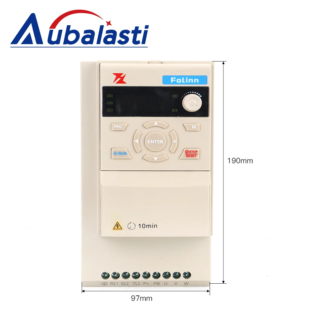 Aubalasti Folinn CNC VFD 인버터 1.5-11kw 주파수 변환기 인버터 220V 380V CNC 라우터 기계 용 가변 속도 드라이버
